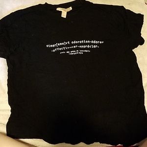 🍊 LAST CHANCE F21 French Text Tshirt